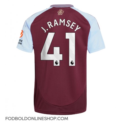 Aston Villa Jacob Ramsey #41 Hjemmebanetrøje 2024-25 Kortærmet